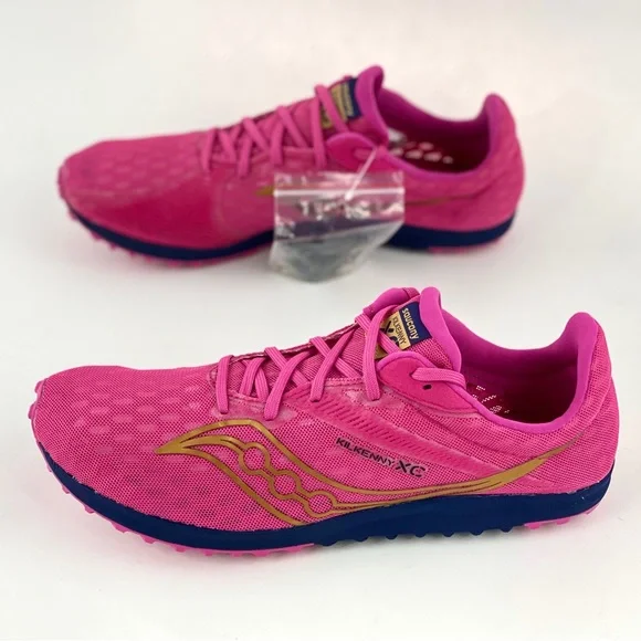 Saucony Kilkenny XC 9 Men's Cross Country Shoes Pink Running Track S29080-41 - Picture 3 of 12